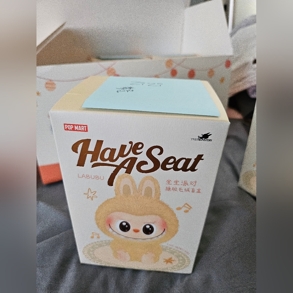 POP MART Have a Seat Labubu x The Monsters ZIZI pendant blind Box
